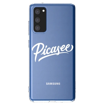 Picasee silikonový průhledný obal pro Samsung Galaxy S20 FE - Picasee - old logo - white