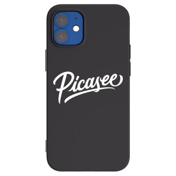 Picasee silikonový černý obal pro Apple iPhone 12 mini - Picasee - old logo - white