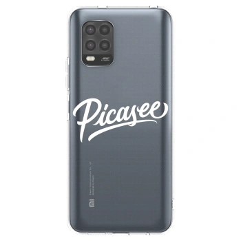 Picasee silikonový průhledný obal pro Xiaomi Mi 10 Lite - Picasee - old logo - white