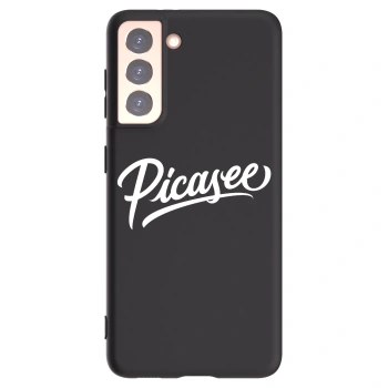 Picasee silikonový černý obal pro Samsung Galaxy S21 5G G991B - Picasee - old logo - white