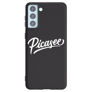 Picasee silikonový černý obal pro Samsung Galaxy S21+ 5G G996F - Picasee - old logo - white
