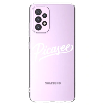 Picasee silikonový průhledný obal pro Samsung Galaxy A32 5G A326B - Picasee - old logo - white