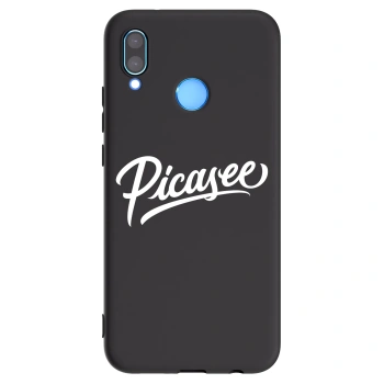 Picasee silikonový černý obal pro Huawei P20 Lite - Picasee - old logo - white