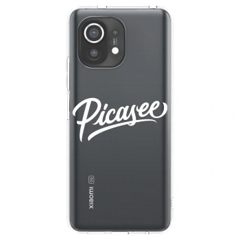 Picasee silikonový průhledný obal pro Xiaomi Mi 11 - Picasee - old logo - white
