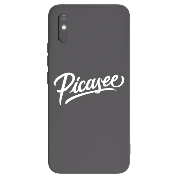 Picasee silikonový černý obal pro Xiaomi Redmi 9AT - Picasee - old logo - white