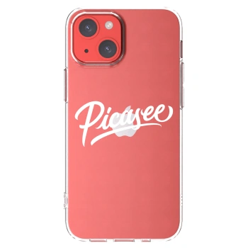 Picasee silikonový průhledný obal pro Apple iPhone 13 mini - Picasee - old logo - white