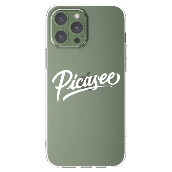 Picasee silikonový průhledný obal pro Apple iPhone 13 Pro Max - Picasee - old logo - white
