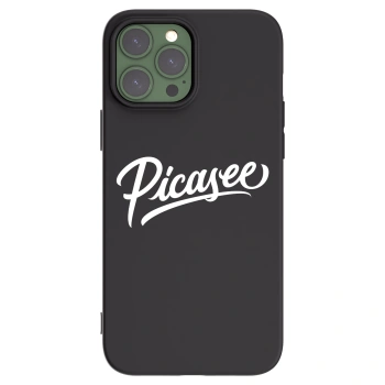 Picasee silikonový černý obal pro Apple iPhone 13 Pro Max - Picasee - old logo - white