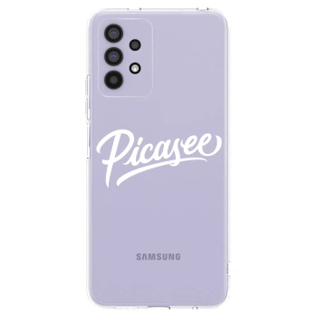 Picasee silikonový průhledný obal pro Samsung Galaxy A32 4G SM-A325F - Picasee - old logo - white
