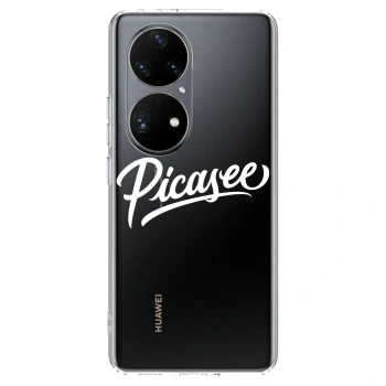 Obal pro Huawei P50 - Picasee - old logo - white