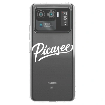 Picasee silikonový průhledný obal pro Xiaomi Mi 11 Ultra - Picasee - old logo - white