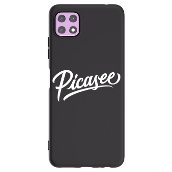 Picasee silikonový černý obal pro Samsung Galaxy A22 A226B 5G - Picasee - old logo - white