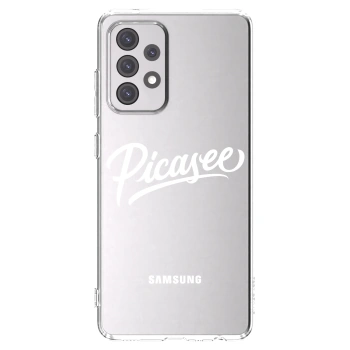 Picasee silikonový průhledný obal pro Samsung Galaxy A52s 5G A528B - Picasee - old logo - white
