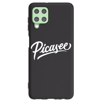 Picasee silikonový černý obal pro Samsung Galaxy A22 A225F 4G - Picasee - old logo - white