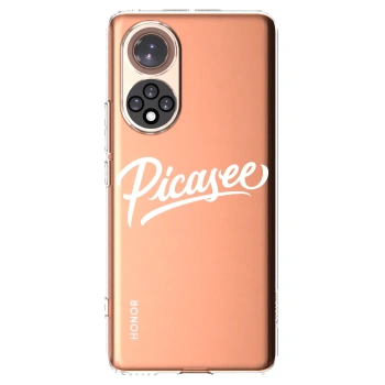 Picasee silikonový průhledný obal pro Honor 50 5G - Picasee - old logo - white