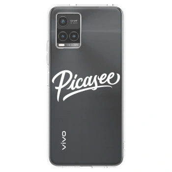 Picasee silikonový průhledný obal pro Vivo Y33s - Picasee - old logo - white