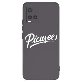 Picasee silikonový černý obal pro Vivo Y33s - Picasee - old logo - white