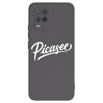 Picasee silikonový černý obal pro Realme 8 5G - Picasee - old logo - white