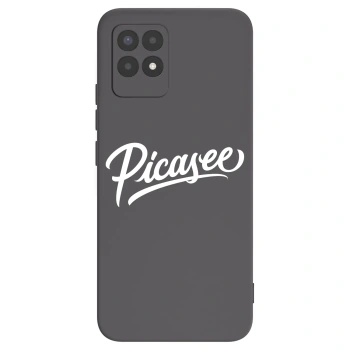 Picasee silikonový černý obal pro Realme 8i - Picasee - old logo - white