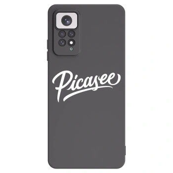 Picasee silikonový černý obal pro Xiaomi Redmi Note 11 - Picasee - old logo - white