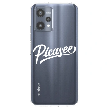 Picasee silikonový průhledný obal pro Realme 9 Pro 5G - Picasee - old logo - white