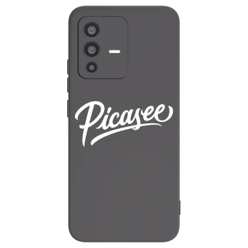 Picasee silikonový černý obal pro Vivo V23 5G - Picasee - old logo - white