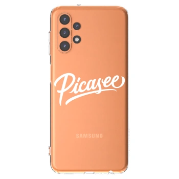 Picasee silikonový průhledný obal pro Samsung Galaxy A13 4G A135 - Picasee - old logo - white