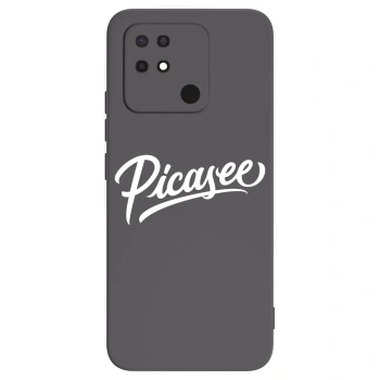 Picasee silikonový černý obal pro Xiaomi Redmi 10C - Picasee - old logo - white