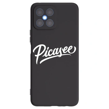 Picasee silikonový černý obal pro Honor X8 4G - Picasee - old logo - white