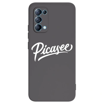 Picasee silikonový černý obal pro OPPO Reno 5 5G - Picasee - old logo - white