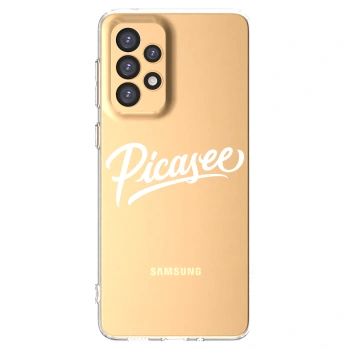 Picasee silikonový průhledný obal pro Samsung Galaxy A33 5G A336 - Picasee - old logo - white