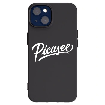 Picasee silikonový černý obal pro Apple iPhone 14 - Picasee - old logo - white