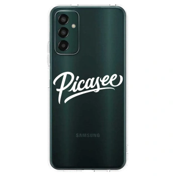 Picasee silikonový průhledný obal pro Samsung Galaxy M13 M135F - Picasee - old logo - white