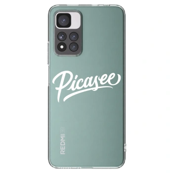 Picasee silikonový průhledný obal pro Xiaomi Redmi Note 11 Pro+ 5G - Picasee - old logo - white