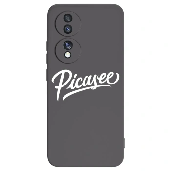 Picasee silikonový černý obal pro Honor 70 - Picasee - old logo - white
