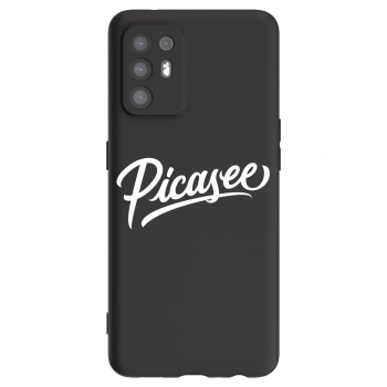 Picasee silikonový černý obal pro OPPO A94 5G - Picasee - old logo - white