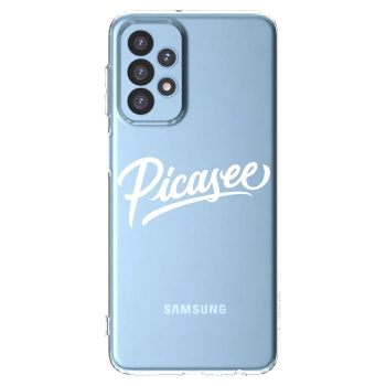 Picasee silikonový průhledný obal pro Samsung Galaxy A23 A235F 4G - Picasee - old logo - white