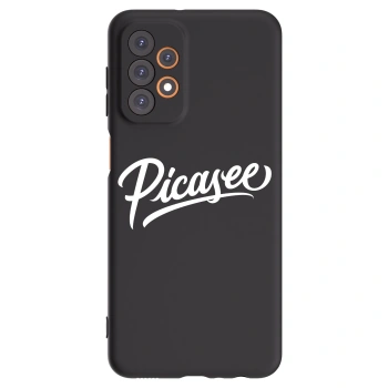 Picasee silikonový černý obal pro Samsung Galaxy A23 A236B 5G - Picasee - old logo - white