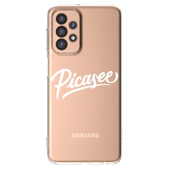 Picasee silikonový průhledný obal pro Samsung Galaxy A23 A236B 5G - Picasee - old logo - white