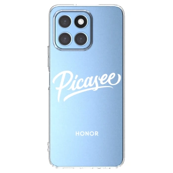 Picasee silikonový průhledný obal pro Honor X8 5G - Picasee - old logo - white