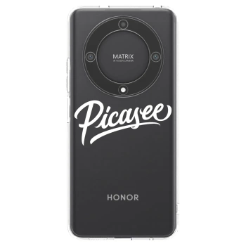 Picasee silikonový průhledný obal pro Honor Magic5 Lite 5G - Picasee - old logo - white