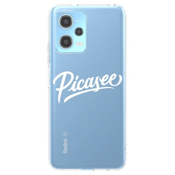 Picasee silikonový průhledný obal pro Xiaomi Redmi Note 12 5G - Picasee - old logo - white