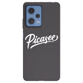 Picasee silikonový černý obal pro Xiaomi Redmi Note 12 Pro 5G - Picasee - old logo - white