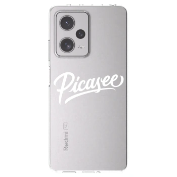 Picasee silikonový průhledný obal pro Xiaomi Redmi Note 12 Pro+ 5G - Picasee - old logo - white