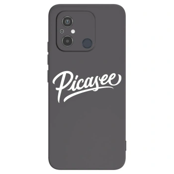 Picasee silikonový černý obal pro Xiaomi Redmi 12C - Picasee - old logo - white