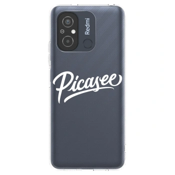 Picasee silikonový průhledný obal pro Xiaomi Redmi 12C - Picasee - old logo - white