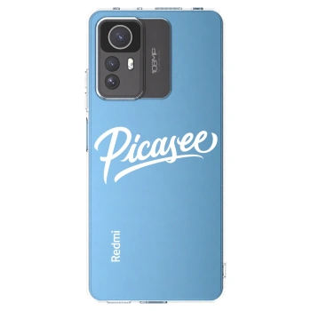 Picasee silikonový průhledný obal pro Xiaomi Redmi Note 12S - Picasee - old logo - white