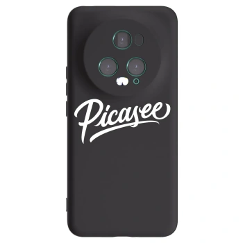 Picasee silikonový černý obal pro Honor Magic5 Pro - Picasee - old logo - white