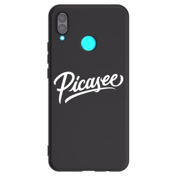 Picasee silikonový černý obal pro Huawei Nova 3 - Picasee - old logo - white