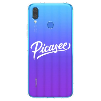 Picasee silikonový průhledný obal pro Huawei Nova 3i - Picasee - old logo - white